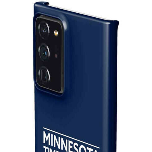 NBA Minnesota Timberwolves Standard - Navy Blue Galaxy Note20 Ultra 5G Lite Case