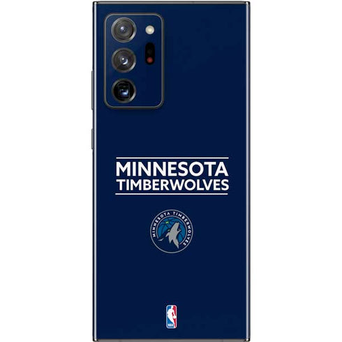 NBA Minnesota Timberwolves Standard - Navy Blue Galaxy Note20 Ultra 5G Skin