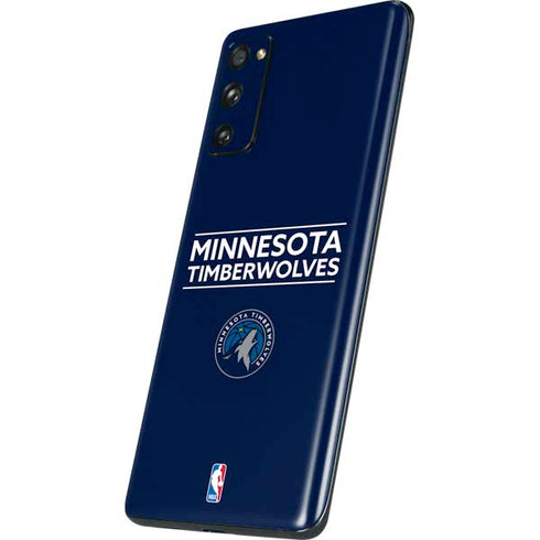 NBA Minnesota Timberwolves Standard - Navy Blue Galaxy S20 Fan Edition Skin