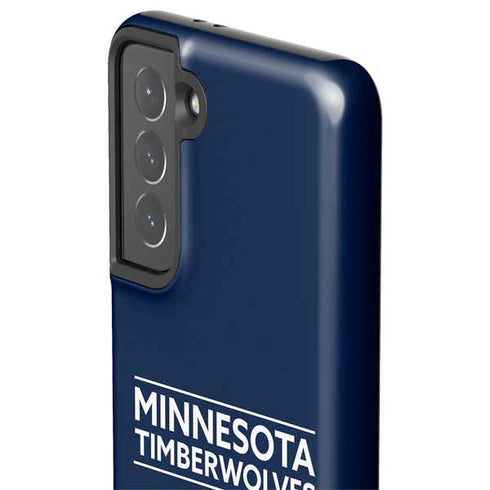 NBA Minnesota Timberwolves Standard - Navy Blue Galaxy S21 5G Pro Case