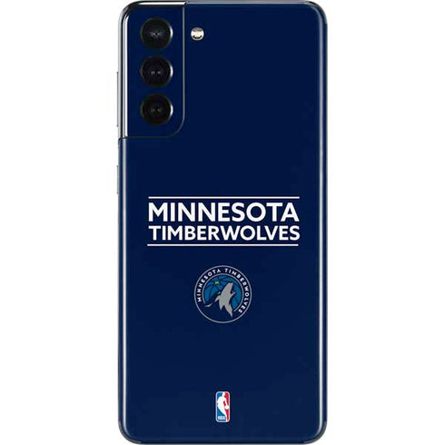 NBA Minnesota Timberwolves Standard - Navy Blue Galaxy S21 5G Skin
