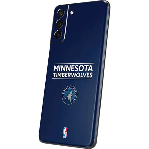NBA Minnesota Timberwolves Standard - Navy Blue Galaxy S21 5G Skin