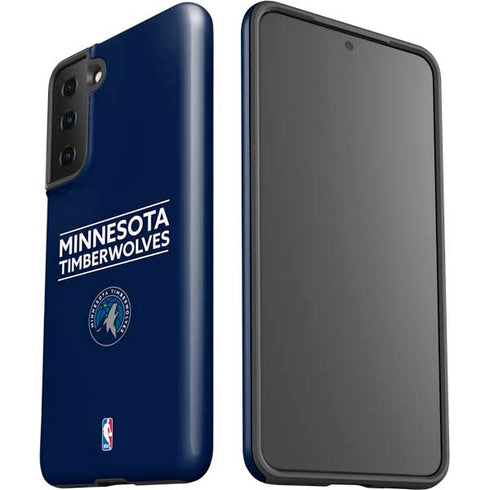 NBA Minnesota Timberwolves Standard - Navy Blue Galaxy S21 FE Pro Case