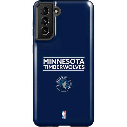 NBA Minnesota Timberwolves Standard - Navy Blue Galaxy S21 Plus 5G Pro Case
