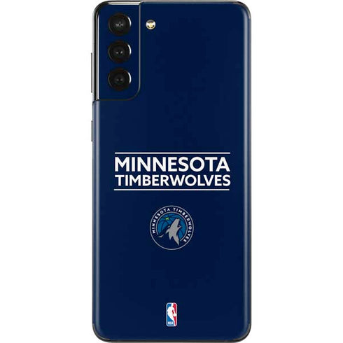 NBA Minnesota Timberwolves Standard - Navy Blue Galaxy S21 Plus 5G Skin