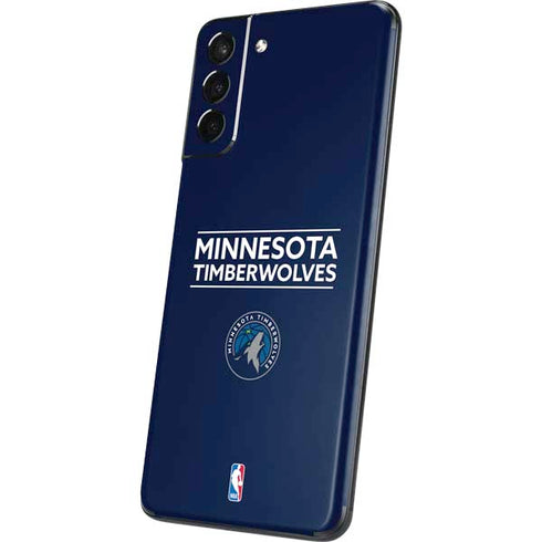NBA Minnesota Timberwolves Standard - Navy Blue Galaxy S21 Plus 5G Skin
