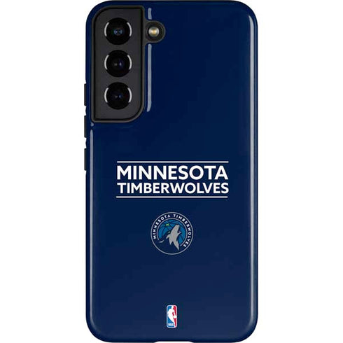 NBA Minnesota Timberwolves Standard - Navy Blue Galaxy S22 Pro Case