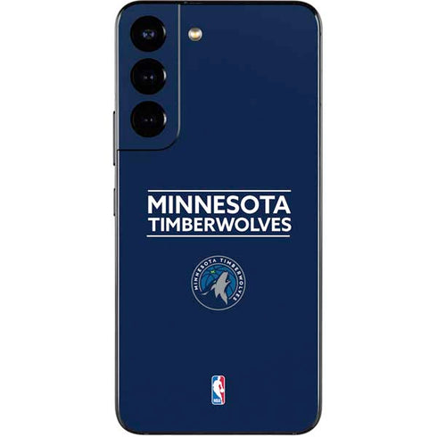 NBA Minnesota Timberwolves Standard - Navy Blue Galaxy S22 Skin
