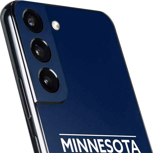 NBA Minnesota Timberwolves Standard - Navy Blue Galaxy S22 Skin