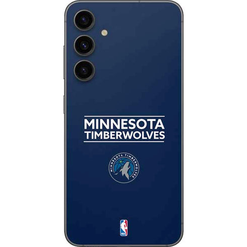 NBA Minnesota Timberwolves Standard - Navy Blue Galaxy S23 FE Skin