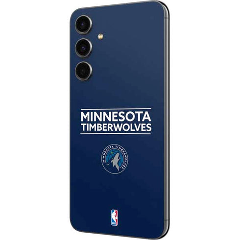 NBA Minnesota Timberwolves Standard - Navy Blue Galaxy S23 FE Skin