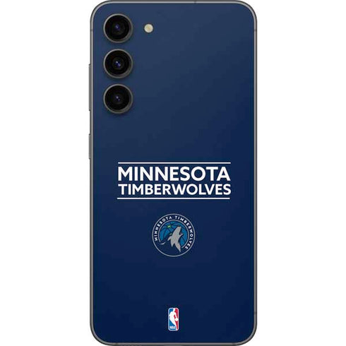 NBA Minnesota Timberwolves Standard - Navy Blue Galaxy S23 Plus Skin