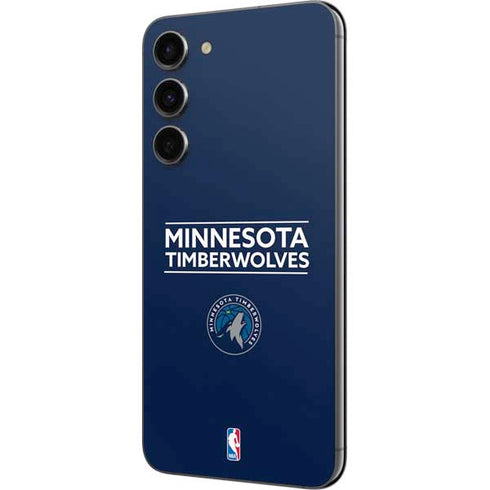 NBA Minnesota Timberwolves Standard - Navy Blue Galaxy S23 Plus Skin
