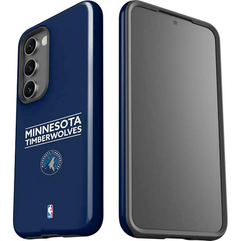 NBA Minnesota Timberwolves Standard - Navy Blue Galaxy S23 Pro Case