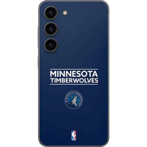 NBA Minnesota Timberwolves Standard - Navy Blue Galaxy S23 Skin