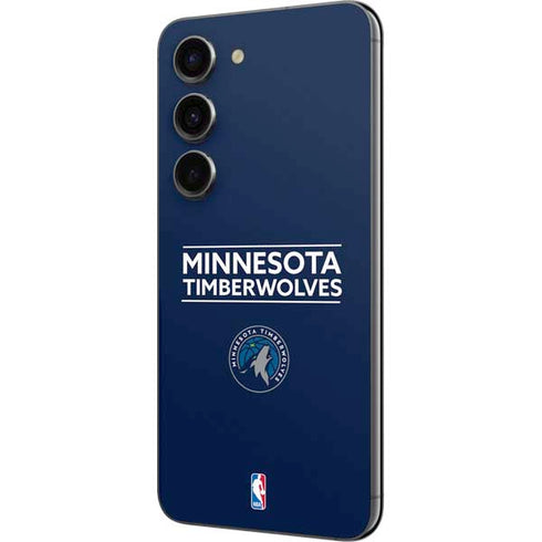 NBA Minnesota Timberwolves Standard - Navy Blue Galaxy S23 Skin