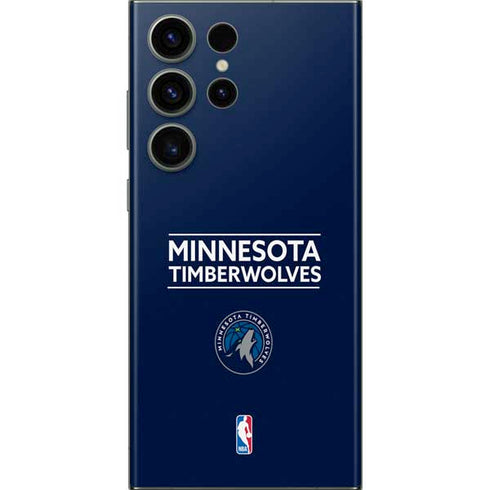 NBA Minnesota Timberwolves Standard - Navy Blue Galaxy S23 Ultra Skin