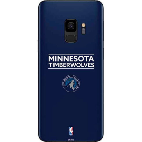 NBA Minnesota Timberwolves Standard - Navy Blue Galaxy S9 Skin
