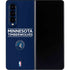 NBA Minnesota Timberwolves Standard - Navy Blue Galaxy Z Fold4 5G Skin