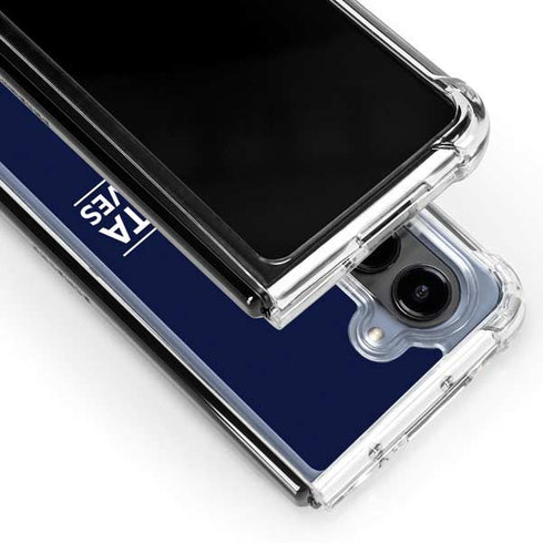 NBA Minnesota Timberwolves Standard - Navy Blue Galaxy Z Fold5 5G Clear Case