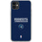 NBA Minnesota Timberwolves Standard - Navy Blue iPhone 11 Clear Case