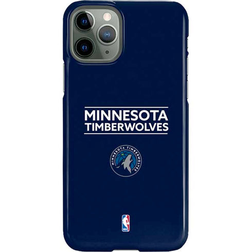 NBA Minnesota Timberwolves Standard - Navy Blue iPhone 11 Pro Lite Case