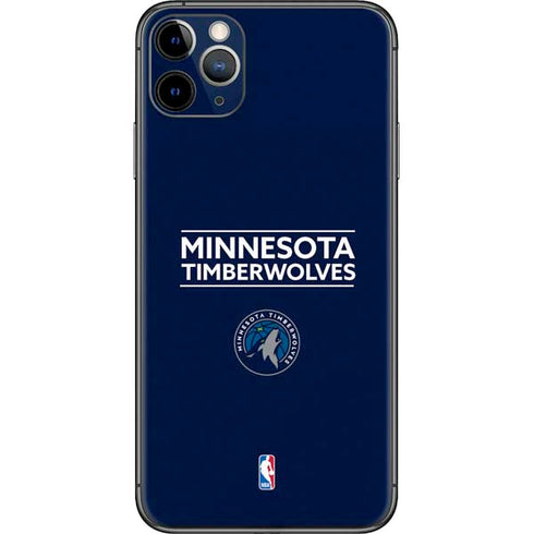 NBA Minnesota Timberwolves Standard - Navy Blue iPhone 11 Pro Max Skin