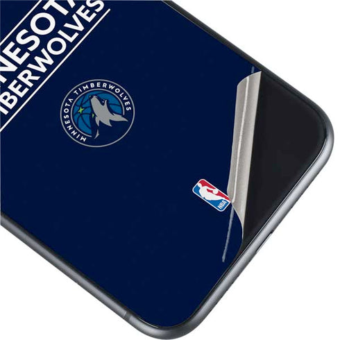 NBA Minnesota Timberwolves Standard - Navy Blue iPhone 11 Skin