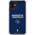 NBA Minnesota Timberwolves Standard - Navy Blue iPhone 12 Mini Clear Case