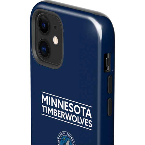 NBA Minnesota Timberwolves Standard - Navy Blue iPhone 12 Mini Impact Case