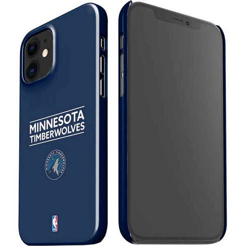 NBA Minnesota Timberwolves Standard - Navy Blue iPhone 12 Mini Lite Case