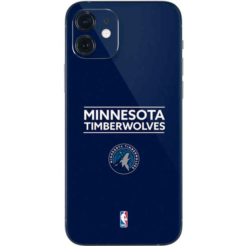 NBA Minnesota Timberwolves Standard - Navy Blue iPhone 12 Mini Skin