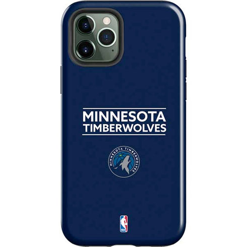NBA Minnesota Timberwolves Standard - Navy Blue iPhone 12 Pro Impact Case