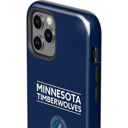 NBA Minnesota Timberwolves Standard - Navy Blue iPhone 12 Pro Impact Case