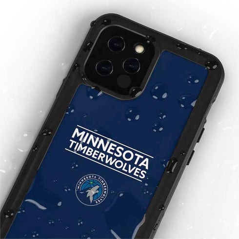 NBA Minnesota Timberwolves Standard - Navy Blue iPhone 12 Pro Max Waterproof Case