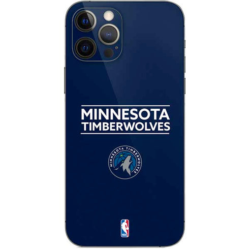 NBA Minnesota Timberwolves Standard - Navy Blue iPhone 12 Pro Skin