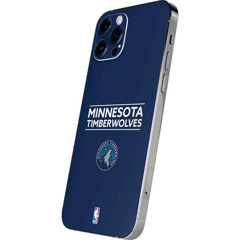 NBA Minnesota Timberwolves Standard - Navy Blue iPhone 12 Pro Skin