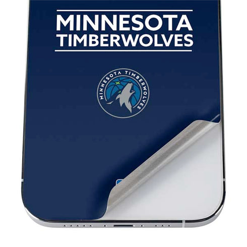 NBA Minnesota Timberwolves Standard - Navy Blue iPhone 12 Pro Skin