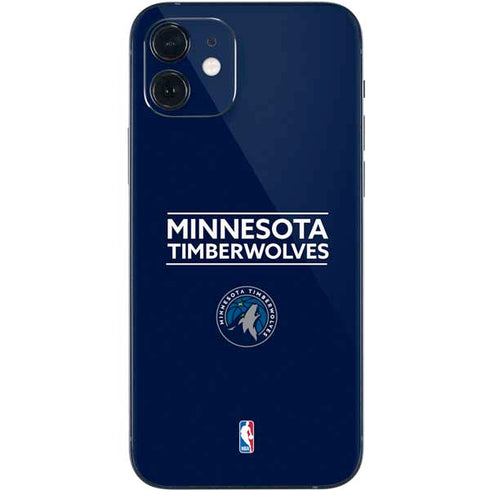 NBA Minnesota Timberwolves Standard - Navy Blue iPhone 12 Skin
