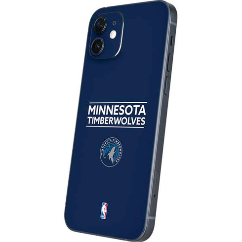 NBA Minnesota Timberwolves Standard - Navy Blue iPhone 12 Skin