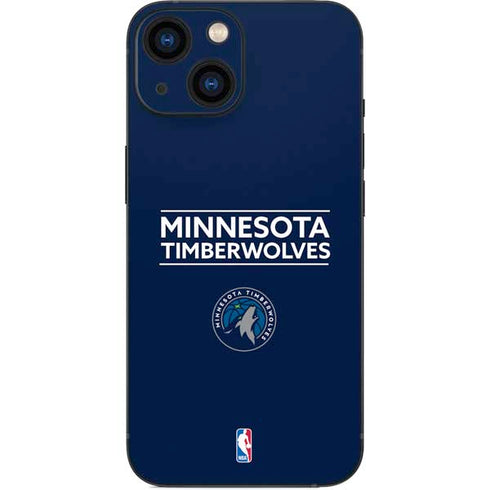 NBA Minnesota Timberwolves Standard - Navy Blue iPhone 13 Mini Skin