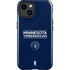NBA Minnesota Timberwolves Standard - Navy Blue iPhone 15 Plus Impact Case