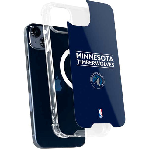 NBA Minnesota Timberwolves Standard - Navy Blue iPhone 15 Plus MagSafe Case