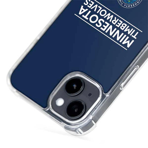 NBA Minnesota Timberwolves Standard - Navy Blue iPhone 15 Plus MagSafe Case