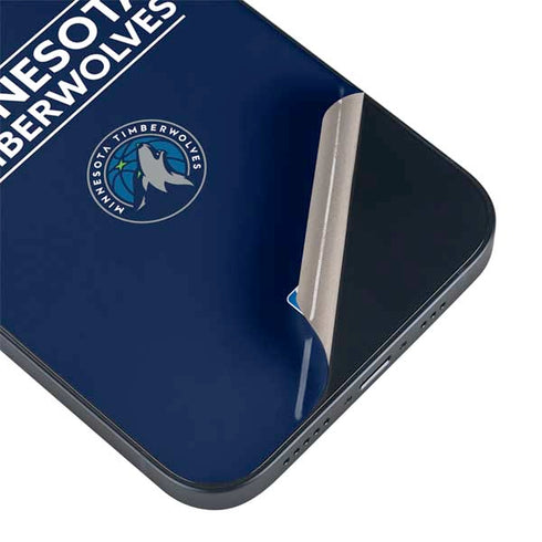 NBA Minnesota Timberwolves Standard - Navy Blue iPhone 15 Plus Skin