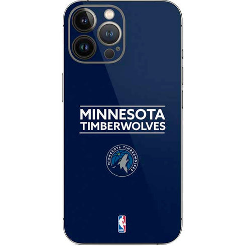 NBA Minnesota Timberwolves Standard - Navy Blue iPhone 14 Pro Max Skin