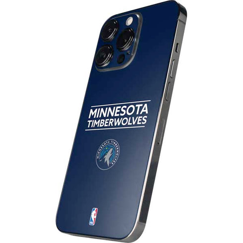 NBA Minnesota Timberwolves Standard - Navy Blue iPhone 14 Pro Max Skin