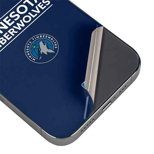 NBA Minnesota Timberwolves Standard - Navy Blue iPhone 14 Pro Skin