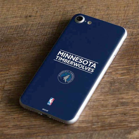 NBA Minnesota Timberwolves Standard - Navy Blue iPhone 8 Skin