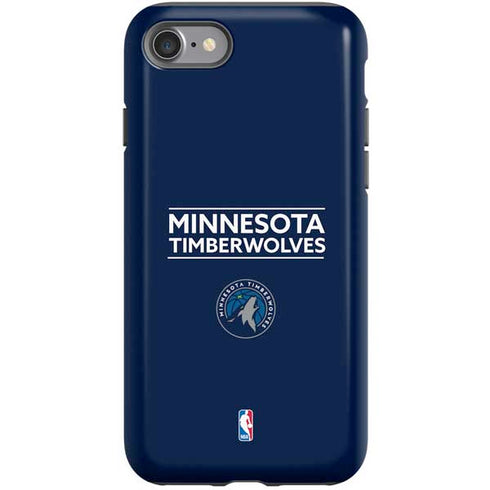 NBA Minnesota Timberwolves Standard - Navy Blue iPhone SE (2nd & 3rd Gen) Pro Case